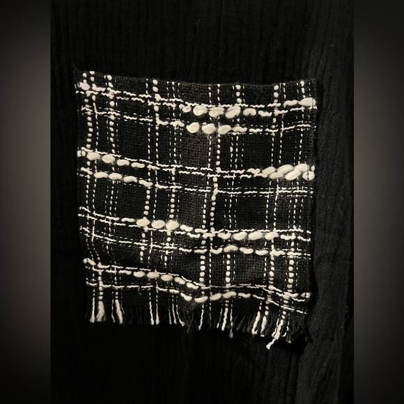 NWT Hem & Thread Patchwork Button Down Shirt - Picture 2 of 8